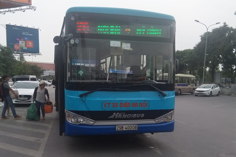 Xe bus 109 chạy tuyến Nội Bài – Bến Xe Mỹ Đình