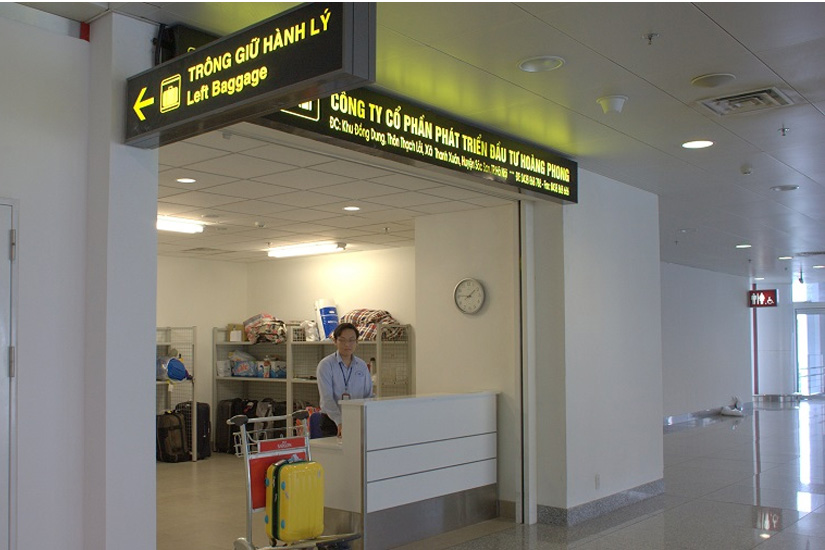 Về dịch vụ trông giữ đồ tại sân bay Nội Bài
