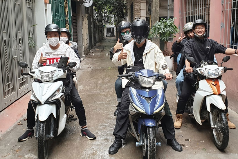 Thuê xe máy ở Hà Nội