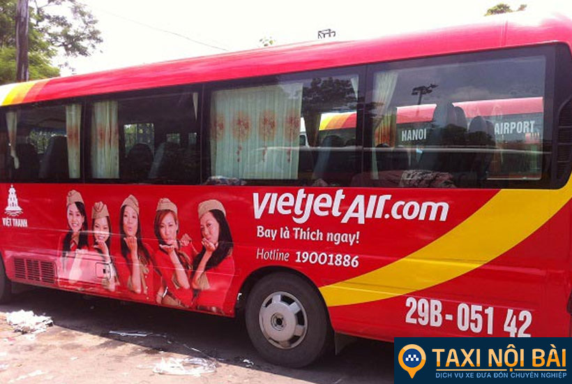 Lộ trình xe bus đi Nội Bài của Vietjet Air