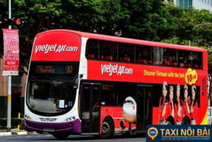 Thông tin về xe bus Vietjet Air đi sân bay Nội Bài