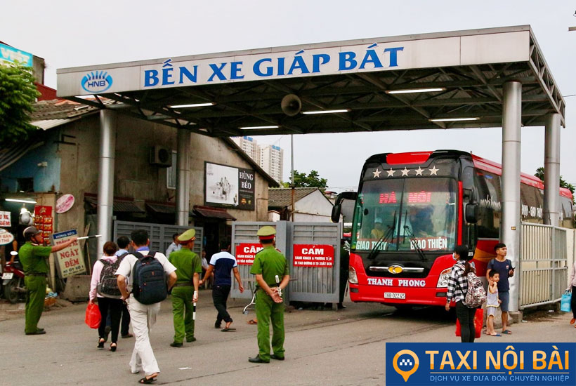 Hướng dẫn đón xe từ bến xe Giáp Bát đi sân bay Nội Bài